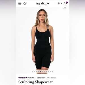 Heyshape set of 2 sculpting shapewear body suit XL NEW